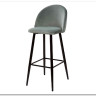 Барный стул MALIBU пудровый мятный велюр G108-28 