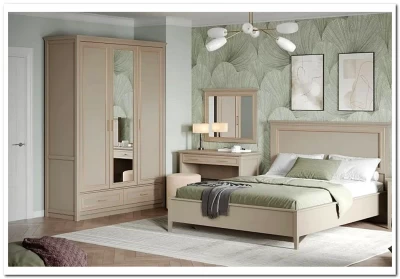 Шкаф с зеркалом Классик SZF2D1L2S глиняный серый БРВ