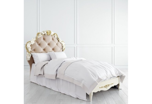 Купить Кровать с мягким изголовьем 90*190 Romantic R409-K02-AG-B01 с доставкой по России по цене производителя можно в магазине Другая Мебель в Астрахани