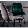 Стул кухонный Signal CHIC Velvet Bluvel 14 (серый/черный)