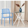 Стул VALUTTO (mod. 54) пластик Pale blue (бледно-голубой) 33780