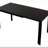Стол CORNER 120 MATT BLACK MARBLE SOLID CERAMIC / BLACK, DISAUR