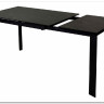 Стол CORNER 120 MATT BLACK MARBLE SOLID CERAMIC / BLACK, DISAUR