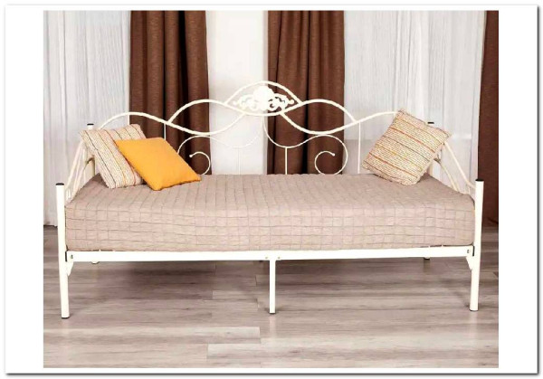 Купить Кровать Federica (mod. AT-881) 90*200 см (Day bed), Белый (butter white) с доставкой по России по цене производителя можно в магазине Другая Мебель в Астрахани