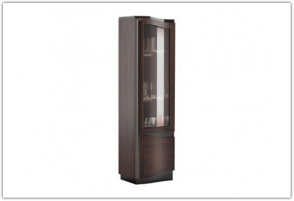 Витрина 1DS1D/P с подсветкой DIUNA Mebin