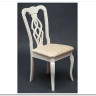 Стул Афродита/ Aphrodite Ivory white, ткань кремовая с рисунком (А04)