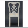 Стул Афродита/ Aphrodite Ivory white, ткань кремовая с рисунком (А04)