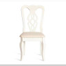 Стул Афродита/ Aphrodite Ivory white, ткань кремовая с рисунком (А04)