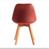 Стул TULIP SOFT (mod. 74) коралловый (HLR 44)/натуральный