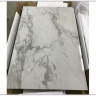 Стол CREMONA 140 HIGH GLOSS STATUARIO Белый мрамор глянцевый керамика/ черный каркас