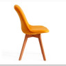 Стул TULIP SOFT (mod. 74) желтый (HLR 41)/натуральный 