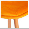 Стул TULIP SOFT (mod. 74) желтый (HLR 41)/натуральный 