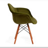 Кресло Secret De Maison CINDY SOFT (EAMES) (mod. 101) зеленый (HLR 54)/натуральный 