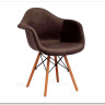 Кресло Secret De Maison CINDY SOFT (EAMES) (mod. 101) серый (HLR 24)/натуральный