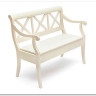 Скамейка ALBIZZI (Альбицци) pure white (белый) 