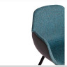 Стул VALENTINO (mod. PC45-2) Turquoise (бирюзовый)/Grey (серый)/чёрный