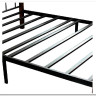 Купить Кровать AT-126 дерево гевея/металл 90*200 (Single bed), красный дуб/черный с доставкой по России по цене производителя можно в магазине Другая Мебель в Астрахани
