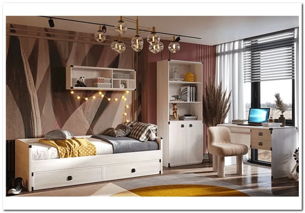 Подростковая и детская комната ИНДИАНА (Indiana) BRW купить по цене 63 060 руб. в магазине Другая Мебель в Астрахани