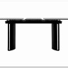 Стол RASMUS 160 TL-45 Белый мрамор, испанская керамика / черный каркас, DISAUR