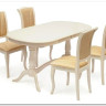 Стол раскладной Siena ( SA-T6EX2L ) ivory white (слоновая кость 2-5)