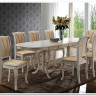 Стол раскладной Siena ( SA-T6EX2L ) ivory white (слоновая кость 2-5)