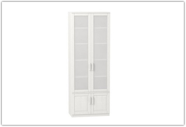 Шкаф книжный 2 дверный В-ШК 2-014 Коста Бланка купить по цене 39 897 руб. в магазине Другая Мебель в Астрахани