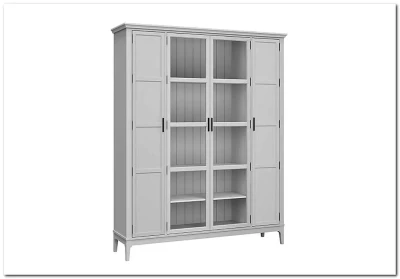 Шкаф для книг Квадро-С 422Ф из массива сосны