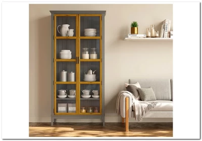 Шкаф для книг Квадро-С 220 из массива сосны