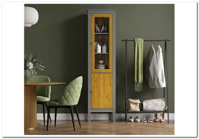 Шкаф для посуды Ольса-С 110 из массива сосны