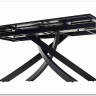 Стол ESTEBIO 160 KL-176, итальянская керамика/ черный каркас, ®DISAUR