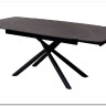 Стол RIVOLI 140 MATT BLACK MARBLE SOLID CERAMIC / BLACK