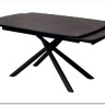 Стол RIVOLI 140 MATT BLACK MARBLE SOLID CERAMIC / BLACK