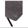 Стол RIVOLI 140 MATT BLACK MARBLE SOLID CERAMIC / BLACK