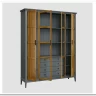 Шкаф для книг Квадро-С 422Ф/04 из массива сосны