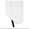 Стол RIVOLI 140 MATT WHITE MARBLE SOLID CERAMIC / BLACK