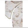 Стол BUENO 120 GLOSS LUXURY PANDORA SOLID CERAMIC / шампань, ®DISAUR