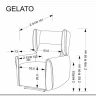 Кресло Halmar GELATO (бежевый)