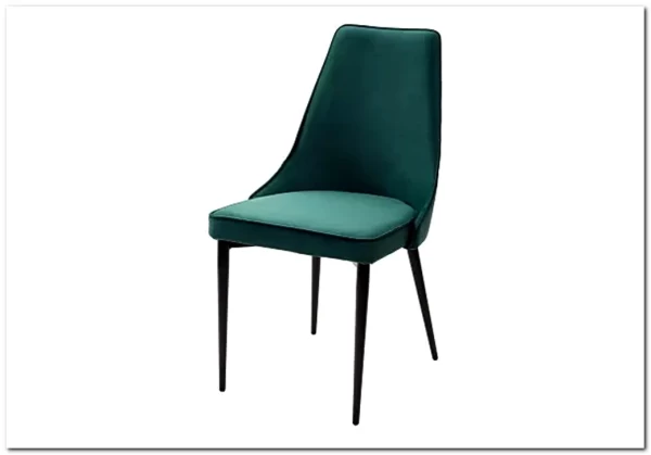 Стул NEPAL-P ЗЕЛЕНЫЙ 19 велюр/ черный каркас 