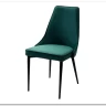 Стул NEPAL-P ЗЕЛЕНЫЙ 19 велюр/ черный каркас 