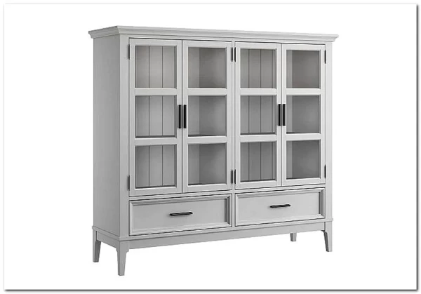 Шкаф для посуды Квадро-С 42 из массива сосны