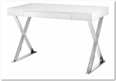 Стол компьютерный Halmar B-31 (белый/хром)