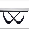 Стол обеденный Signal INFINITY Ceramic 160 раскладной (Nature Cloud белый/черный)