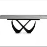 Стол обеденный Signal INFINITY Ceramic 160 раскладной (Nature Cloud белый/черный)