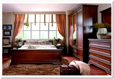 Мебель для спальни Кентаки (Kentaki) БРВ каштан