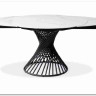 Стол BUENO 120 GLOSS GOLDEN JADE SOLID CERAMIC / BLACK, DISAUR