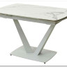 Стол ALATRI 120 GLOSS STATUARIO WHITE SINTERED STONE / WHITE