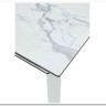 Стол CORNER 120 GLOSS GOLDEN JADE SOLID CERAMIC / WHITE, DISAUR
