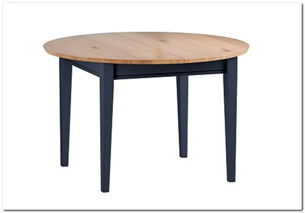 Стол обеденный раскладной Форест Графит D90/125 (массив)