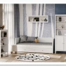 Кровать Ева LOZ/90 белый BRW
