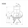 Стул кухонный Halmar K536 (оливковый/черный)